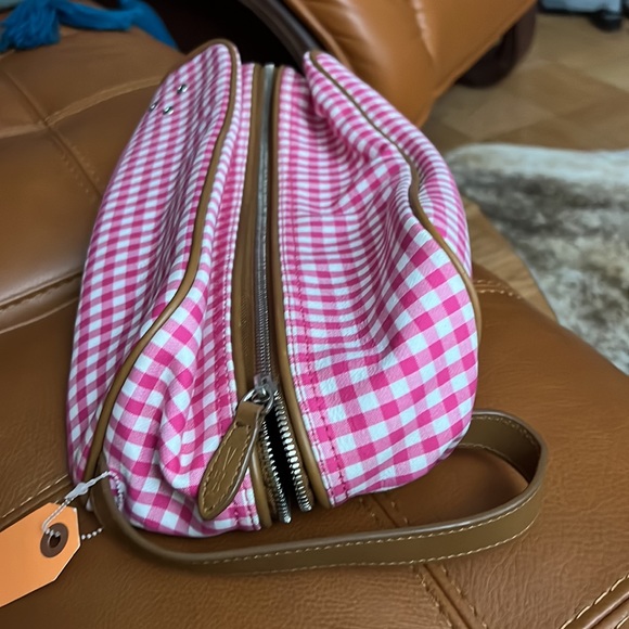 Ralph Lauren cosmetics pouch bag .leather trim - Picture 4 of 8